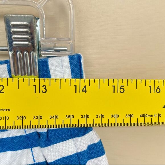 J Crew Boardwalk Linen Blend Striped Pull On Size 0 - Picture 5 of 8